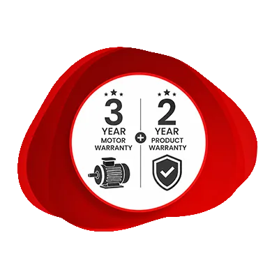 3-Years Motor Warranty