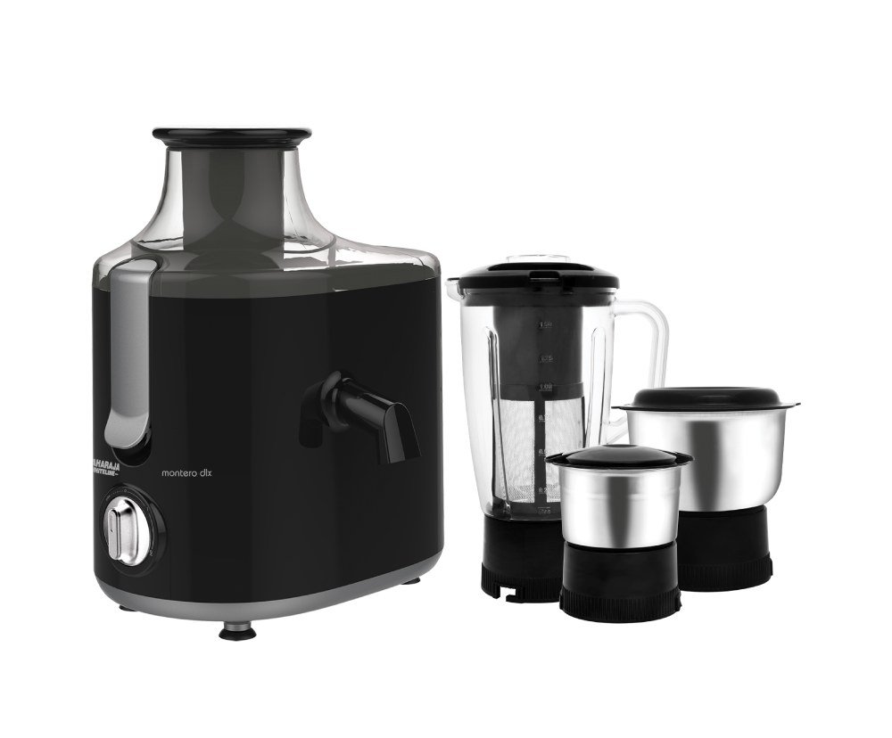 Montero Dlx Grey Black 550W Juicer Mixer Grinder Online